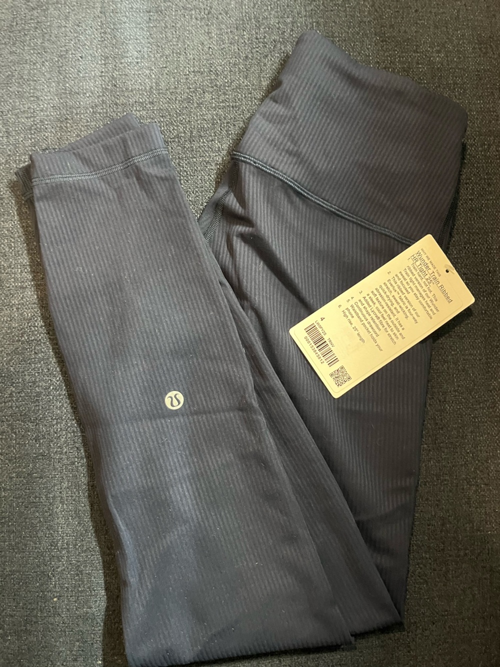 lululemon athletica True Navy Ribbed Leggings